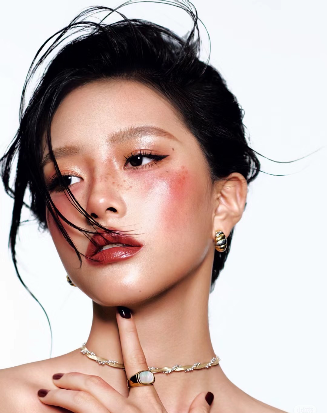南阳化妆彩妆纹绣培训-彩贝美学苑    学生作品